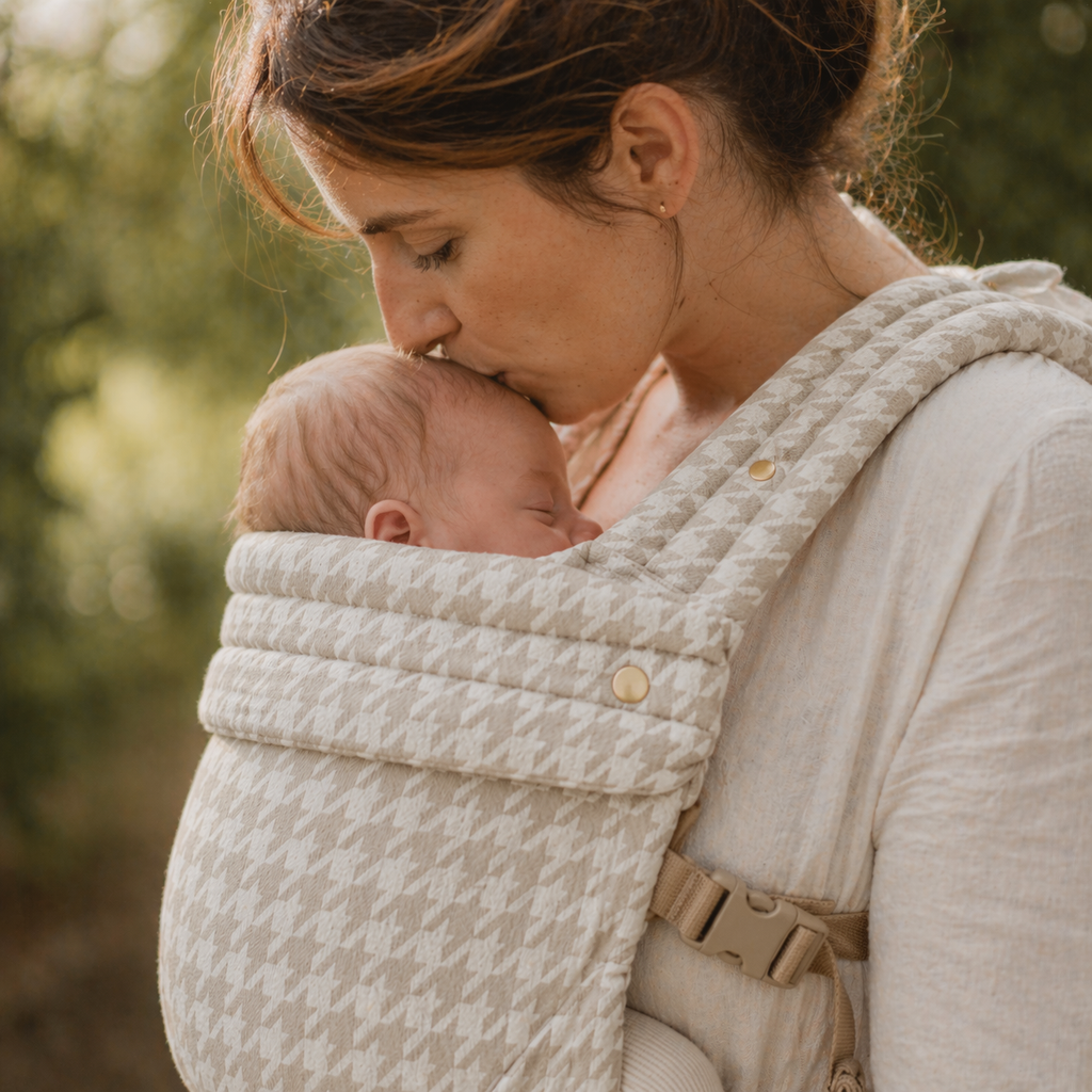 Porte bébé kaki 0 à 3 mois