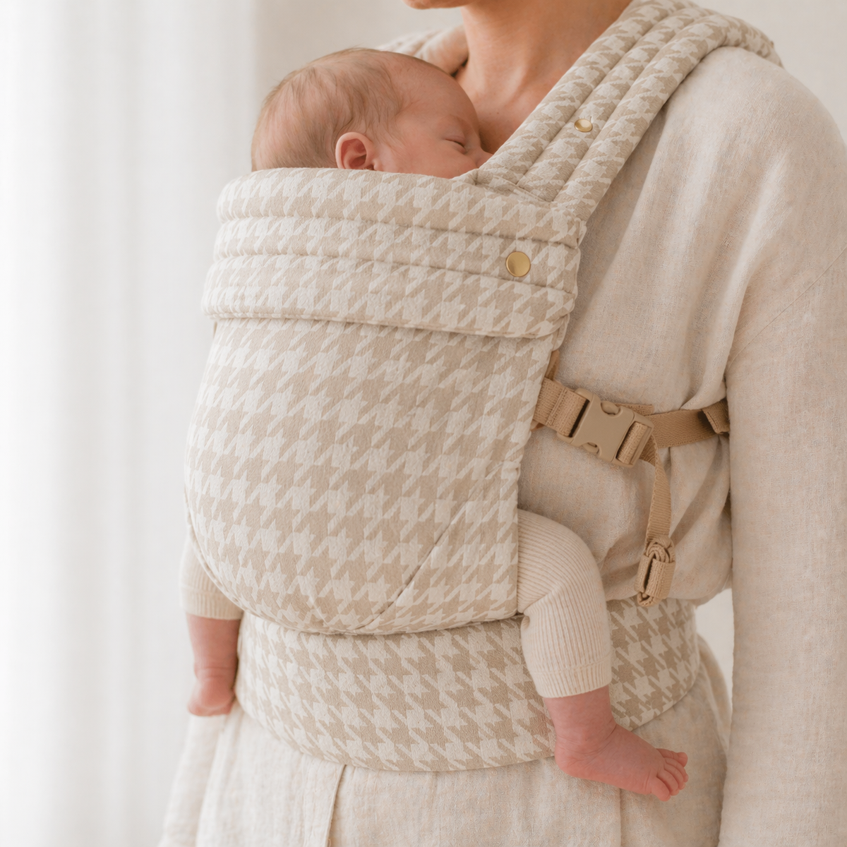 Porte bébé kaki 0 à 3 mois