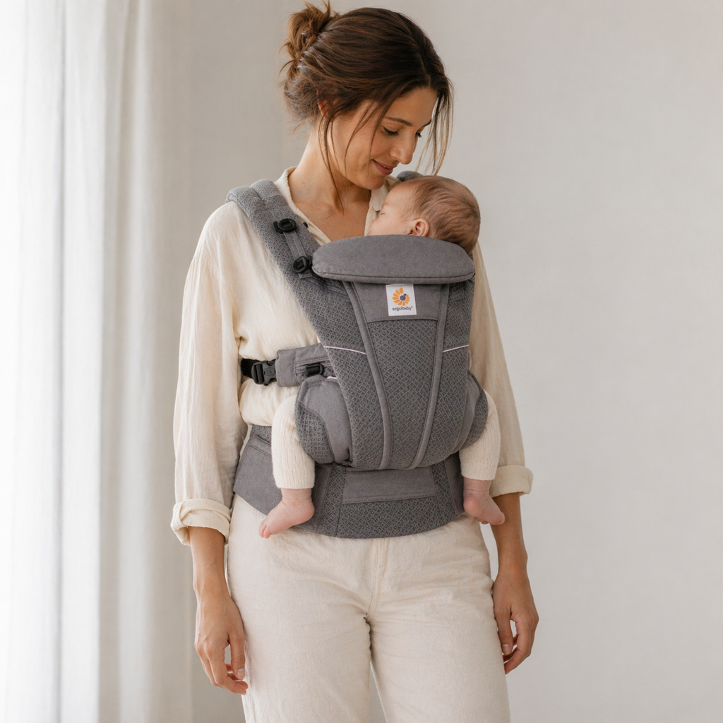 Porte bébé gris 3 à 6 mois