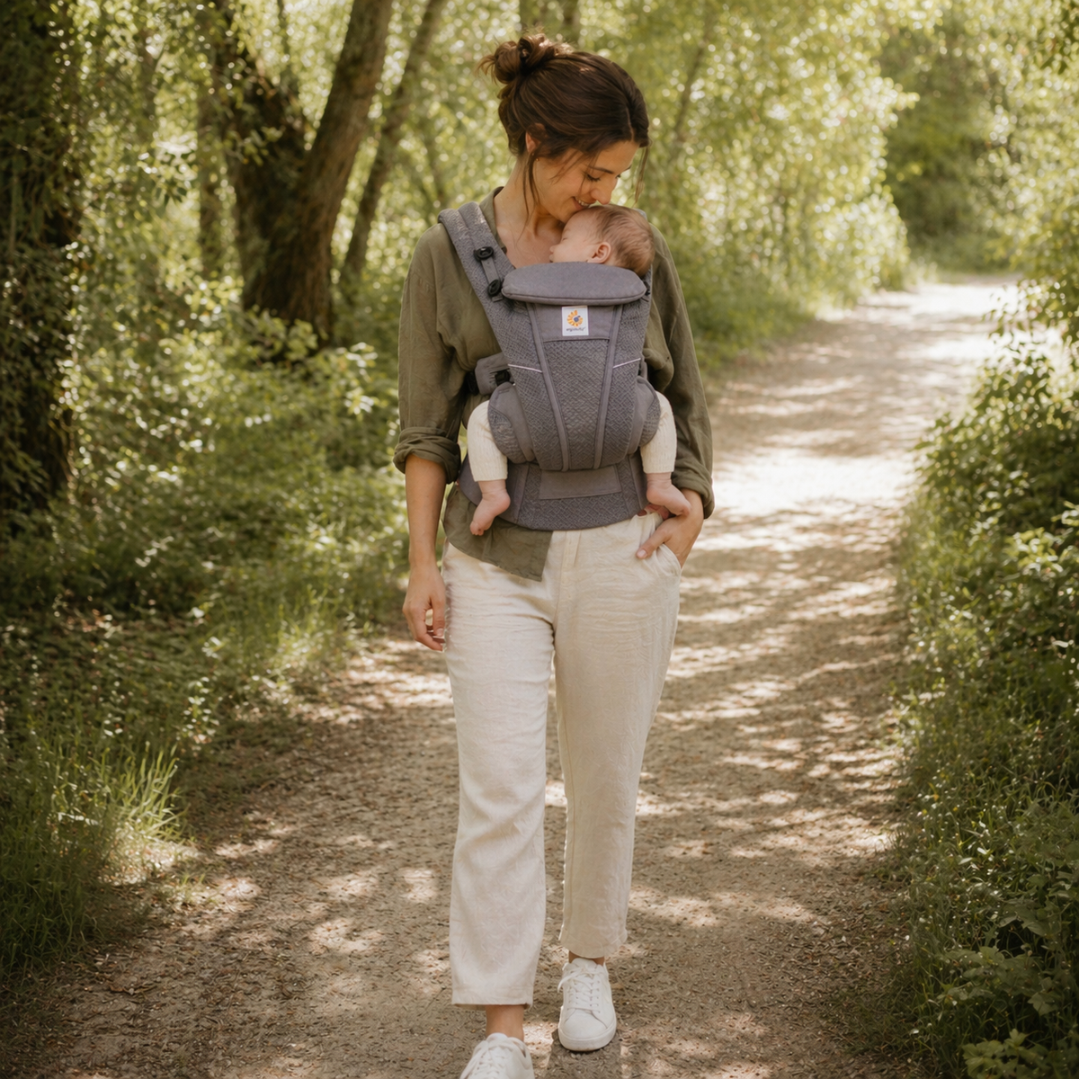 Porte bébé gris 3 à 6 mois