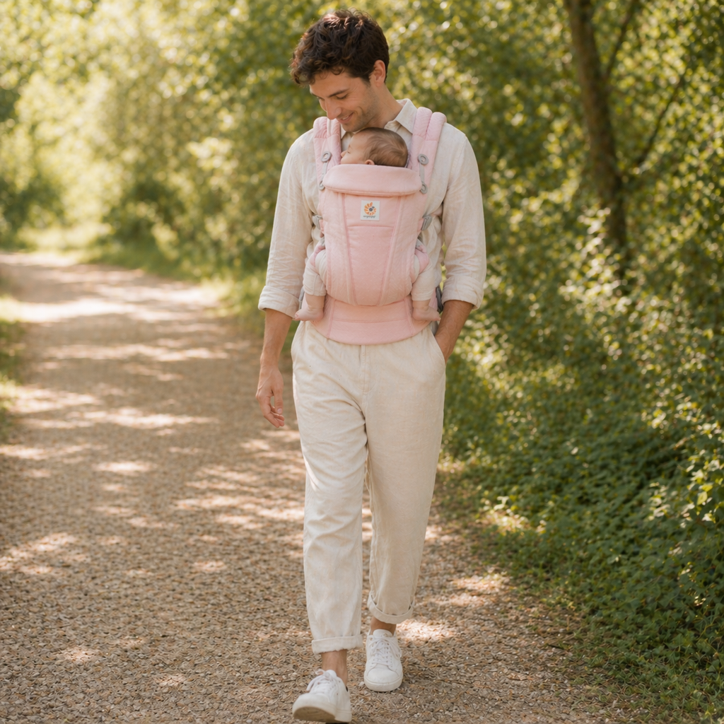 Porte bébé rose 3 à 6 mois