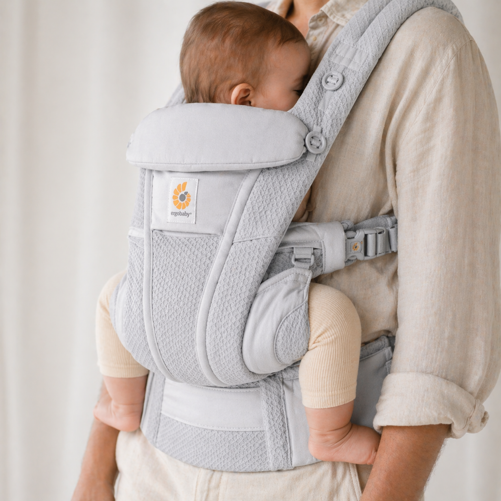 Porte bébé gris 6 à 9 mois