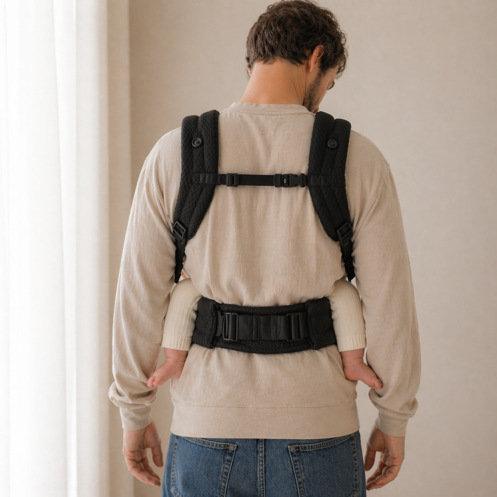Porte bébé noir 6 à 9 mois