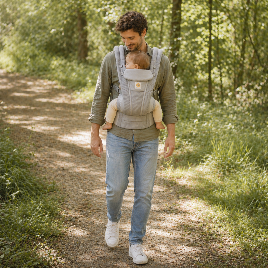 Porte bébé gris 9 à 12 mois