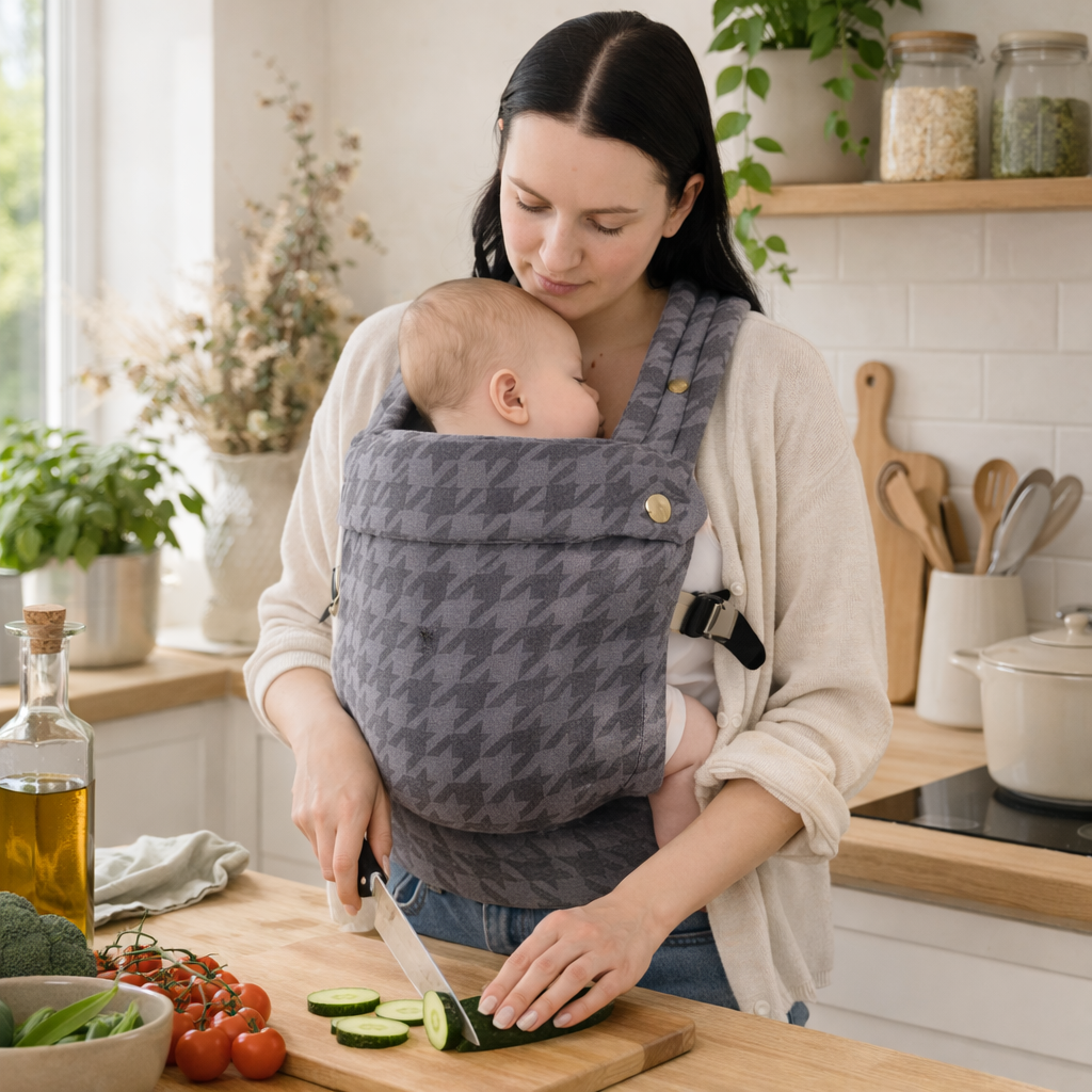 Porte bébé gris 0 à 3 mois