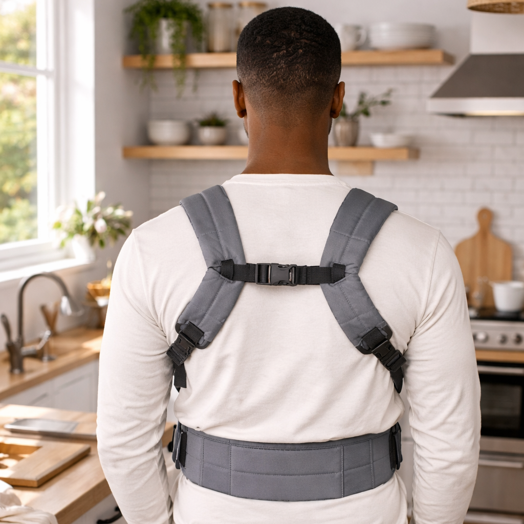 Porte bébé gris 3 à 6 mois