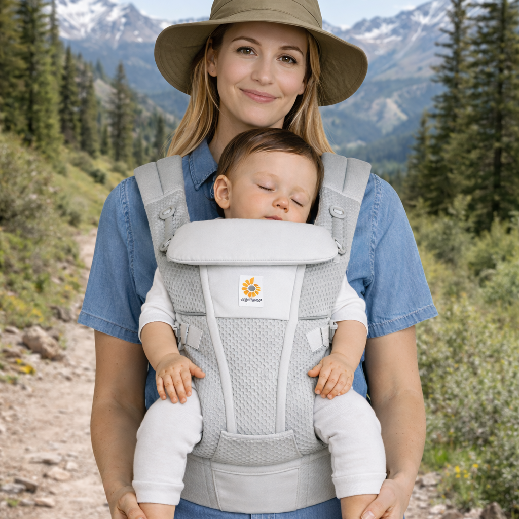 Porte bébé gris 6 à 9 mois